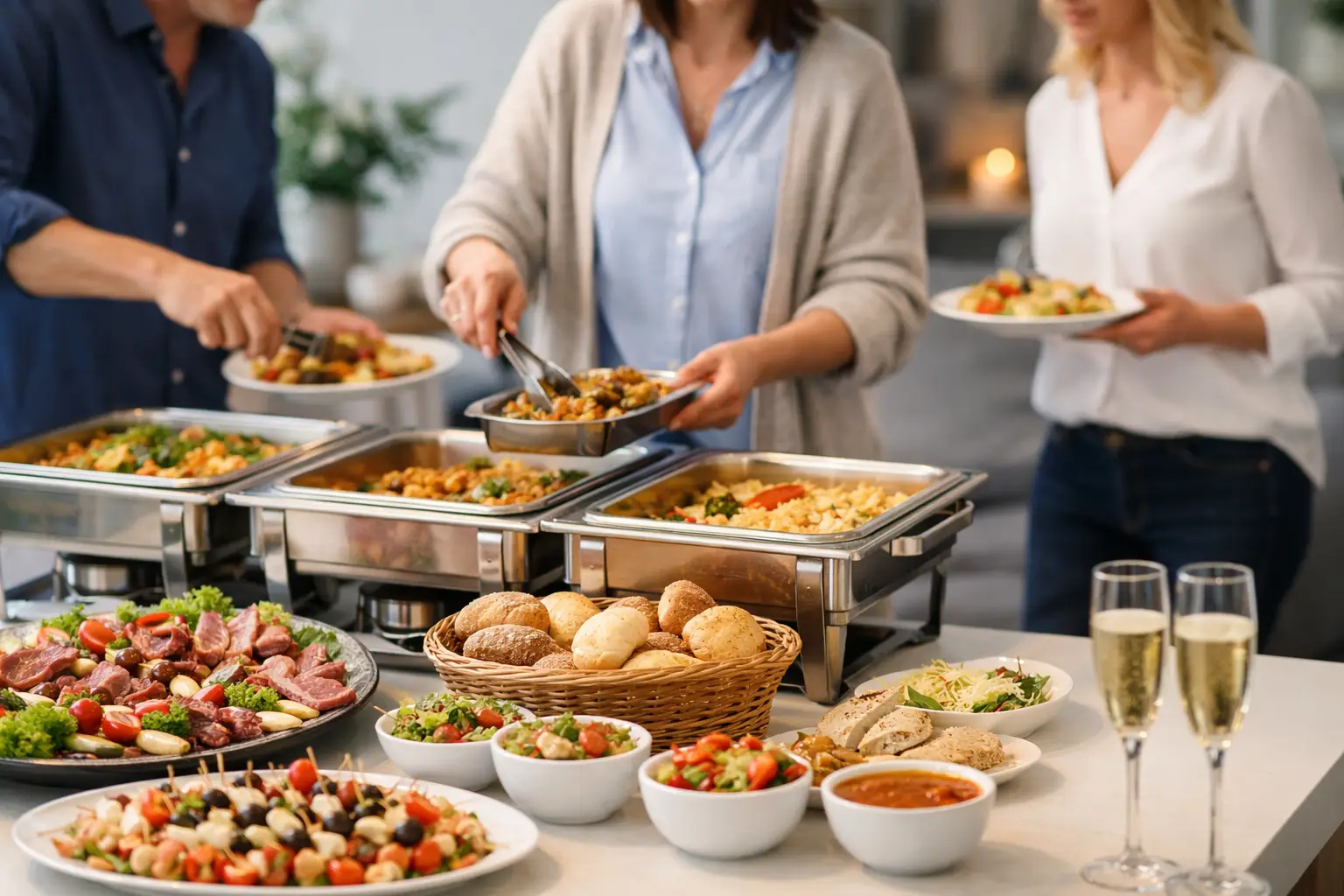 Buffet aan huis regelen zonder stress