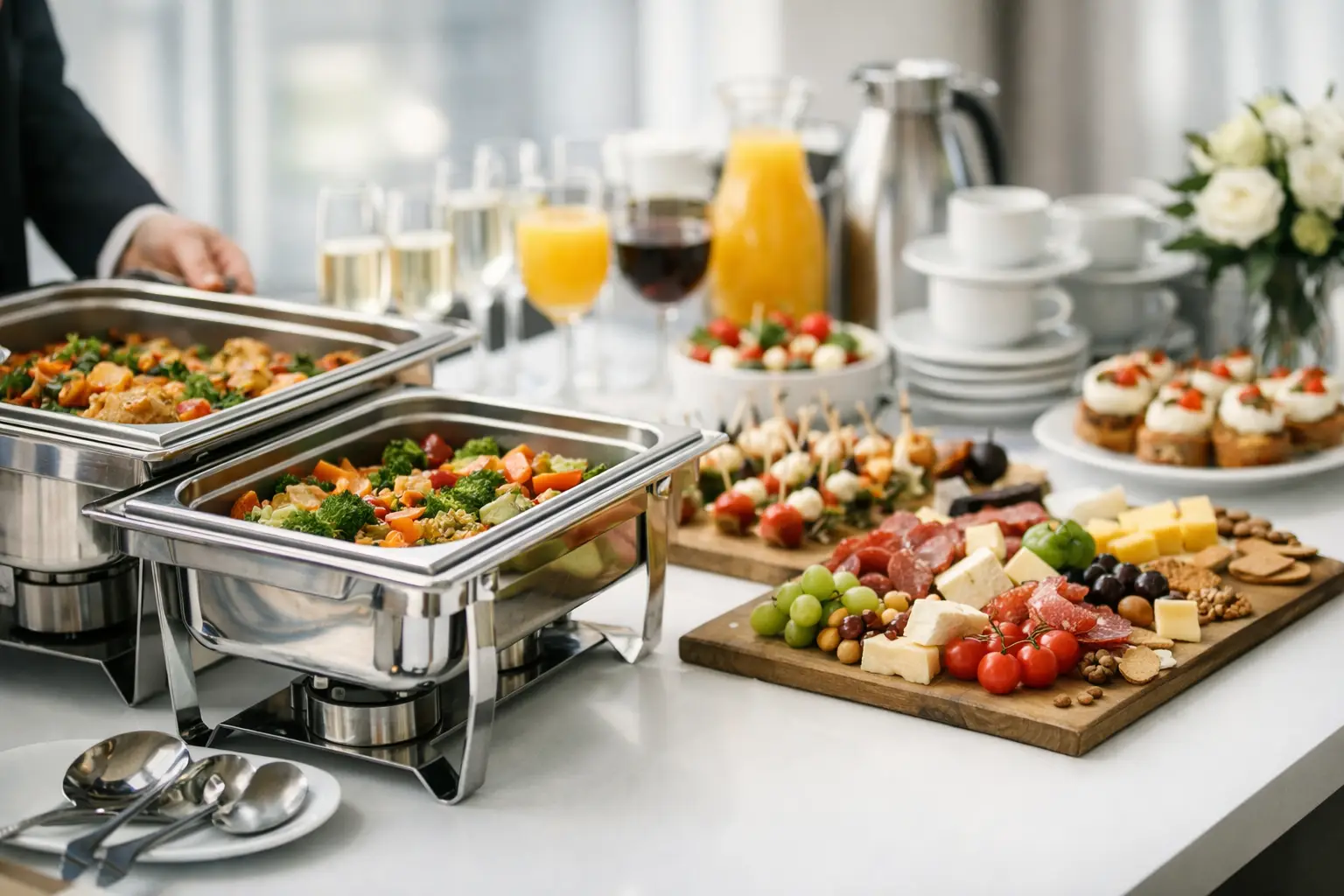Wat zit bij catering inbegrepen?