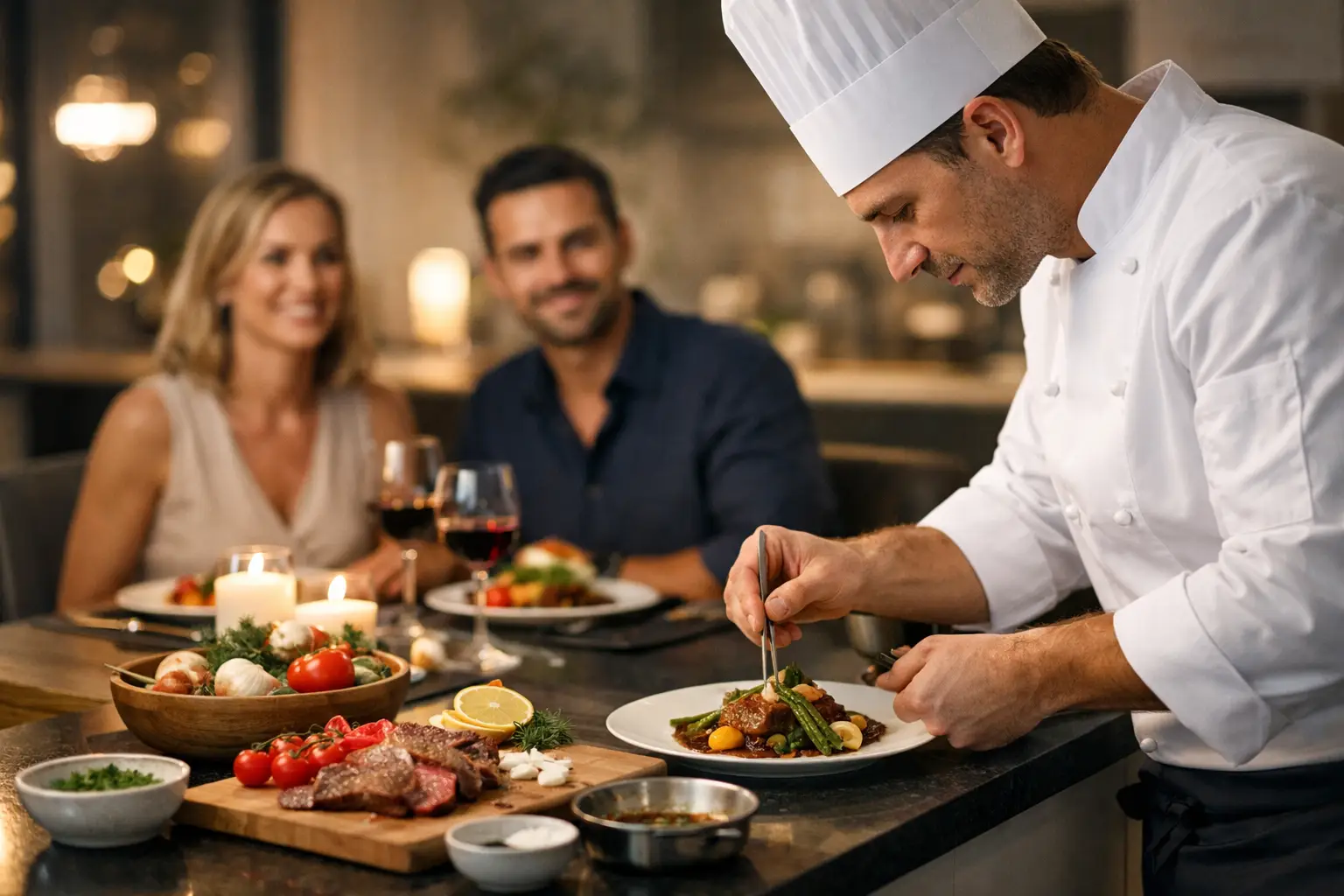 Hoe huur je een chef thuis voor jouw diner?