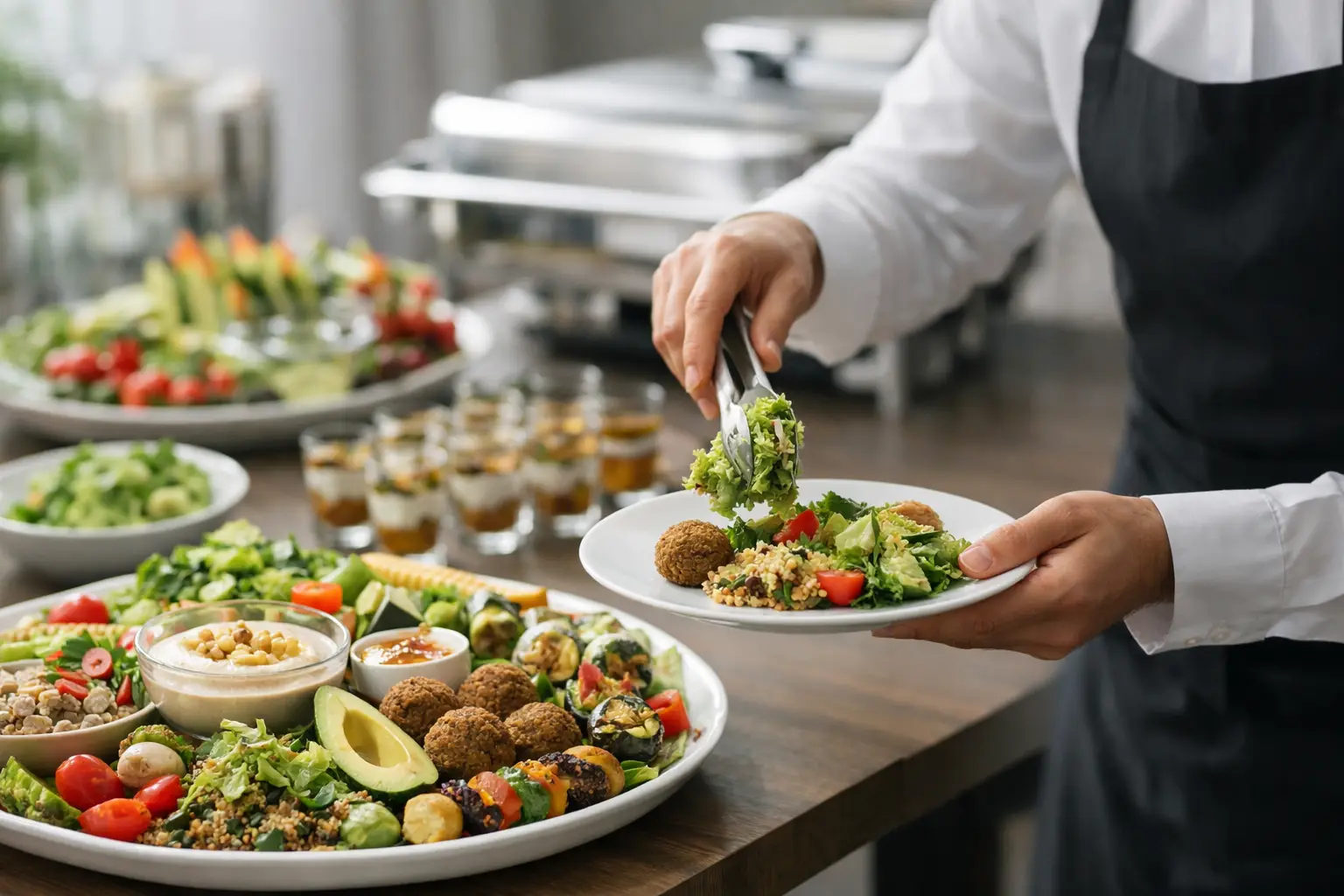 Kan catering rekening houden met vegan gasten?