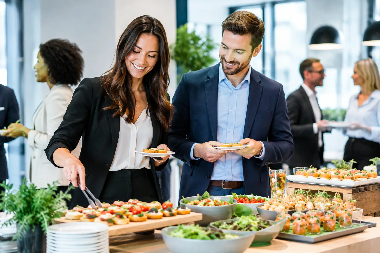 Beste cateringopties voor een kantoorfeest