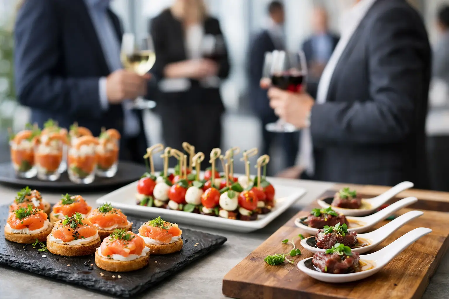 Beste hapjes voor netwerkborrel die indruk maken