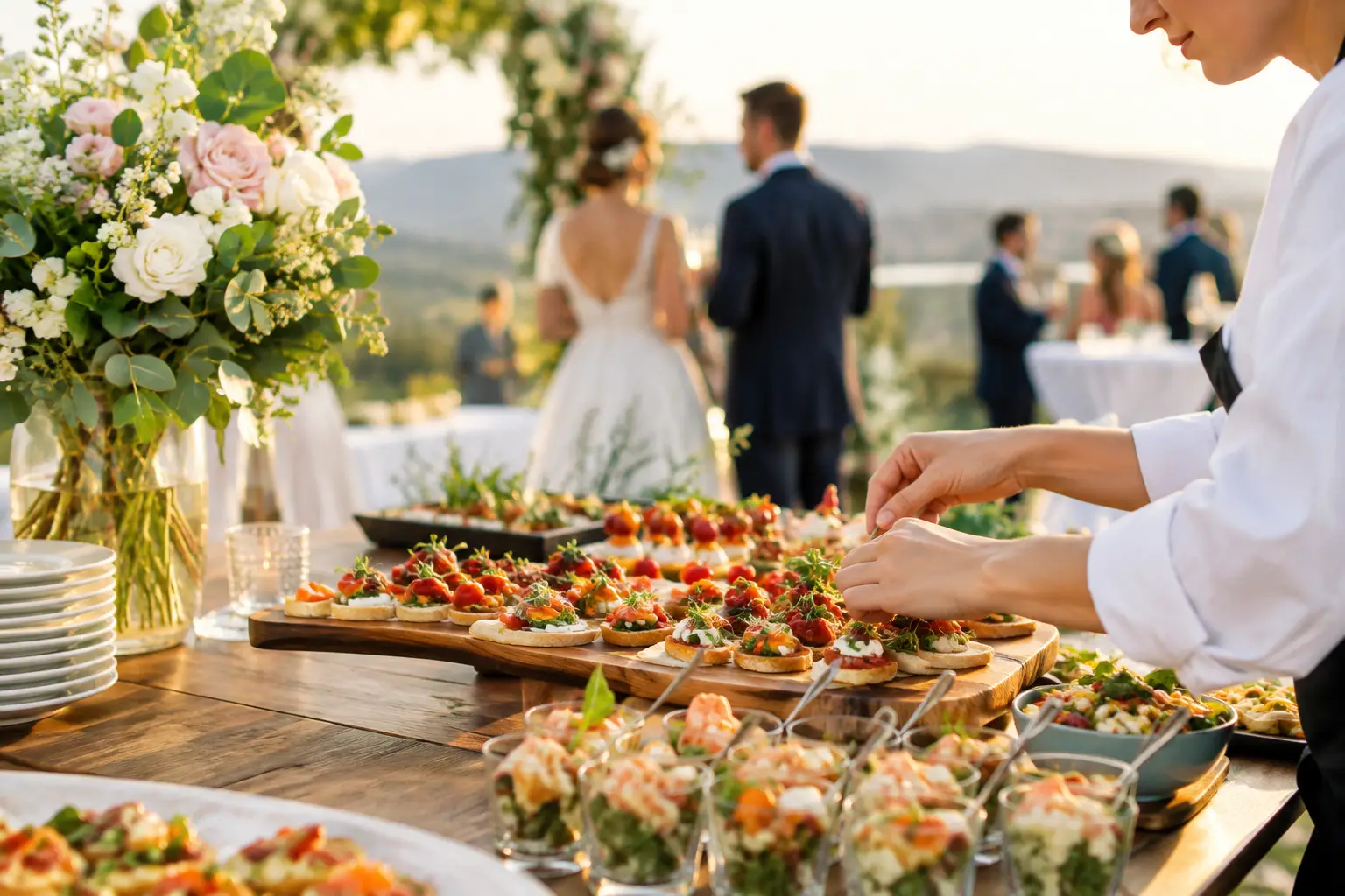 Bruiloft catering ideeën voor een feest met smaak