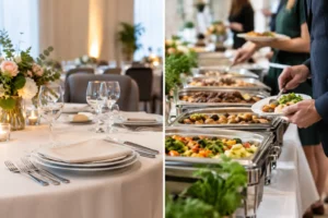 Zittend diner versus buffet voor uw feest